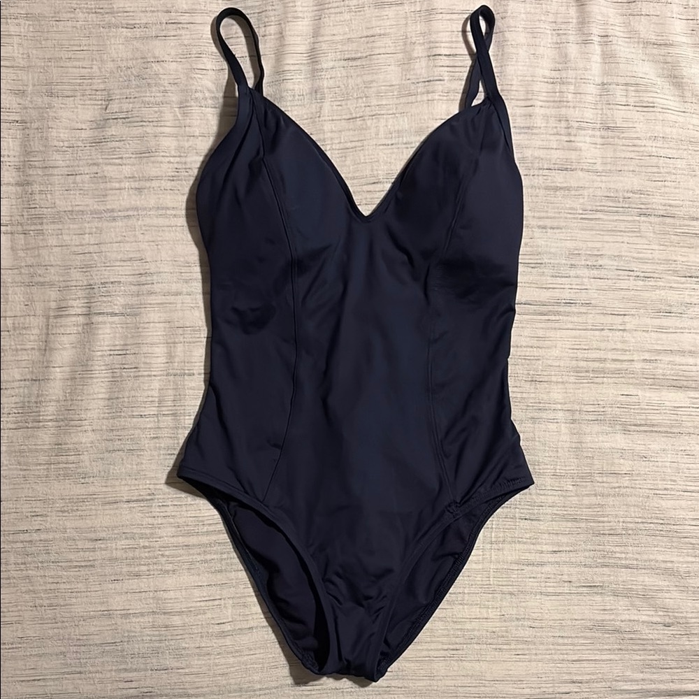 Kenneth Cole New York Navy One Piece Swimsuit